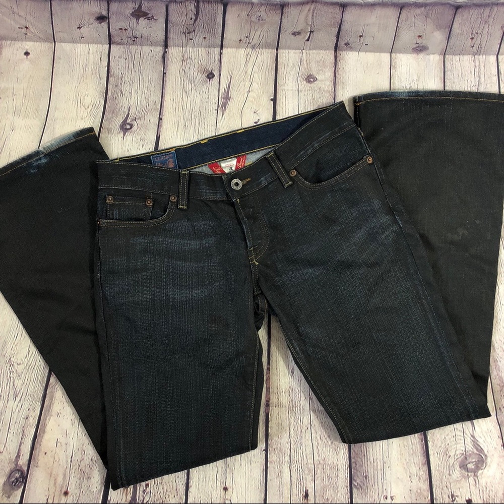 Lucky Brand Dark Wash Blue Denim Bootcut Jeans